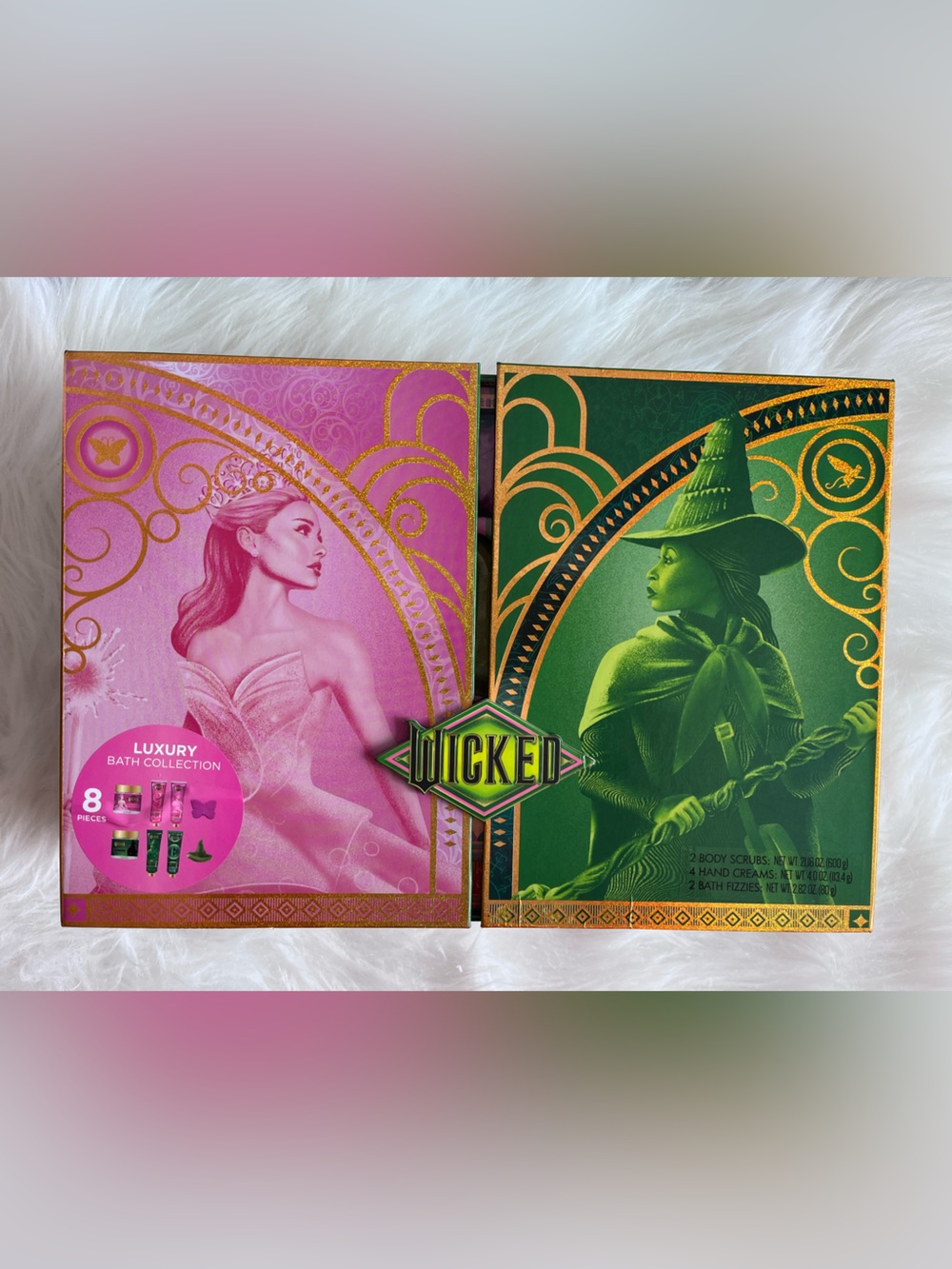 💚💗 Wicked Luxury Bath Collection – 8 Piece Gift Set Universal Studios Brand New